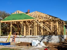 Chantier de construction d'une maison individuelle